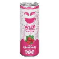 Wize - Iced Tea Sparkling Raspberry., 355 Millilitre