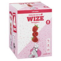 Wize - Sparkling Iced Tea, Wild Raspberry, 4 Each