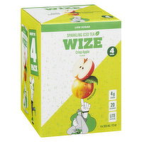 Wize - Sparkling Apple Iced Tea, 4 Each