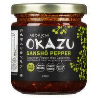 ABOKICHI - Okazu Sansho Pepper - Japanese Pepper Miso Condiment, 230 Millilitre