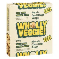 Wholly Veggie! - Cauliflower Wings - Vegan Ranch, 375 Gram