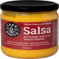 Casa Bonita - Yellow Cheese Salsa w/Chipotle, 425 Gram