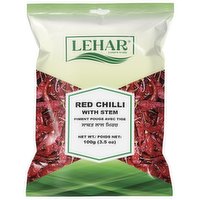 Lehar - Red Chilli With Stem, 100 Gram