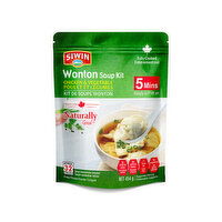 Siwin - Wonton Soup Kit Chicken & Veggie, 454 Gram