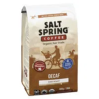 Salt Spring Coffee - Swiss Water Decaf Coffee Dark Roast, 400 Gram