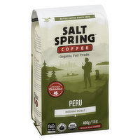 Salt Spring Coffee - Peru Coffee Medium Roast, 400 Gram