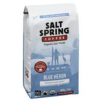 Salt Spring Coffee - Organic Blue Heron Whole Bean, 400 Gram