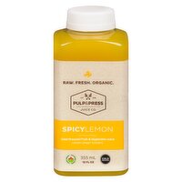 Pulp & Press - Cold Pressed Juice Lemon Organic, 355 Millilitre