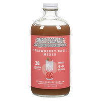 Simply Cocktails - Cocktail Mix Strawberry Basil, 480 Millilitre