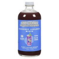 Simply Cocktails - Cocktail Mix  Blueberry Lemon Lavender, 480 Millilitre