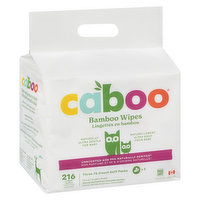 Caboo - Caboo Bamboo Baby Wipes Value 216CT, 216 Each