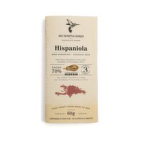 Hummingbird Chocolate - Hispaniola 70% Dark, 60 Gram