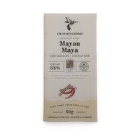 Hummingbird Chocolate - Mayan 68% Dark, 60 Gram