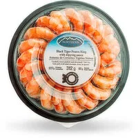 Northern Glacier - Black Tiger Prawn Ring, 312 Gram