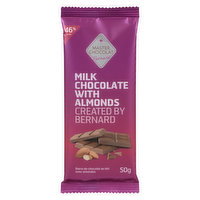 Master Chocolat Pure - Milk Chocolate With Almonds, 60 Gram