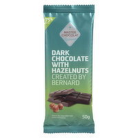 Master Chocolat - Dark Chocolate with Hazelnuts, 60 Gram