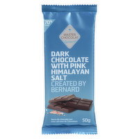 Master Chocolat Pure - Semi-Sweet Chocolate Bar w/ Pink Him, 50 Gram