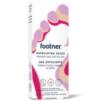 Footner - Exfoliating Socks, 2 Each