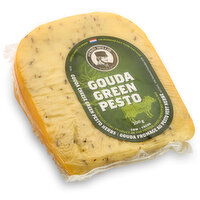 Henry Willig - Pesto Gouda Cheese, 200 Gram