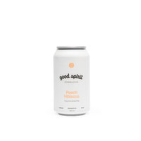 Good Spirit Kambucha - Peach Hibiscus Kombucha, 355 Millilitre