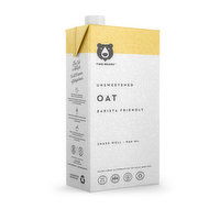 Two Bears - Oat Milk Unsweetened Original, 946 Millilitre