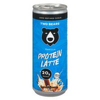 TWO BEARS - PROTEIN LATTE VANILLA RTD, 250 Millilitre
