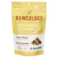 Rawcology - Raw Crunch Granola Lemon Ginger, 200 Gram