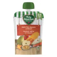 Baby Gourmet - Organic Baby Food - Roasted Squash & Fruit Medley, 128 Millilitre