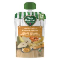 Baby Gourmet - Organic Baby Food - Harvest Pear Pumpkin & Banana, 128 Millilitre