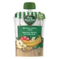 Baby Gourmet - Organic Baby Food - Banana, Apple & Kale Blend, 128 Millilitre