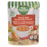 Baby Gourmet - Organic Baby Food - Veggie Beef Bolognese & Pasta, 128 Millilitre