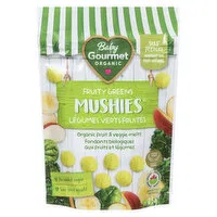 Baby Gourmet - Organic Mushies - Fruity Greens, 23 Gram