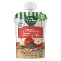 Baby Gourmet - Organic Baby Food - Baked Apple Cinnamon & Chia, 128 Millilitre