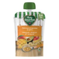 Baby Gourmet - Ripe Mango & Avocado with Oats, 128 Millilitre