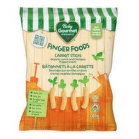 Baby Gourmet - Carrot Sticks - Lentil & Chick Pea Puffs, 40 Gram