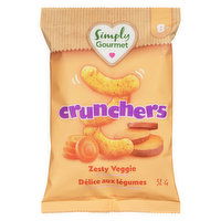 Simply Gourmet - Cruchers Zesty Veggie snack, 32 Gram