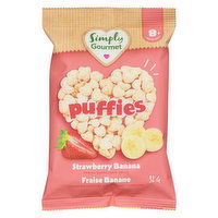 Simply Gourmet - Puffies Strawberry Banana, 32 Gram