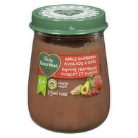 Baby Gourmet - Apple Rasberry Avo & Oat, 113 Millilitre