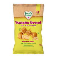 Simply Gourmet - Banana Bread Mini Oat Bites, 36 Gram