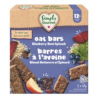 Simply Gourmet - Apple Blueberry Beet Spinach Oat Bar, 90 Gram
