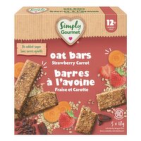 Simply Gourmet - Strawberry Carrot Oat Bar, 90 Gram