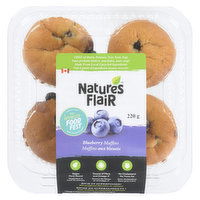 Nature's Flair - Blueberry Muffins 4 Pack, 220 Gram