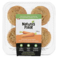 Nature's Flair - Home Style Carrot Muffins 4 Pack, 220 Gram