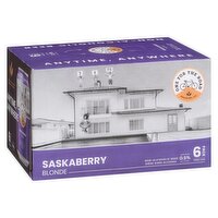 One For The Road - Saskaberry Blonde Non-Alcoholic Beer, 6 Each