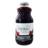 THE BOG - 100% Pure Cranberry Juice Cold Pressed, 946 Millilitre