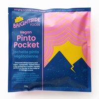 BRIGHTSIDE FOODS - Vegan Pinto Pocket, 310 Gram