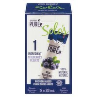 Superfruit Puree - Solo's Wild Blueberry, 240 Millilitre