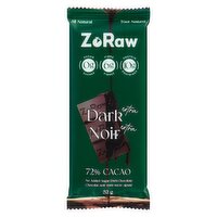 ZORAW - EXTRA DARK CHOCOLATE BAR WITH PROTEIN, 52 Gram