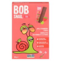 Bob Snail - Bob Snail Stripe Apple Strawberry, 84 Gram