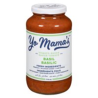 Yo Mama’s - YoMamas Tomato Basil Tomato Sauce, 710 Millilitre